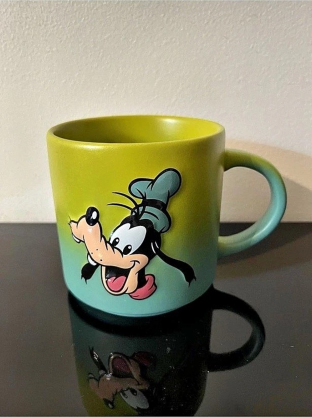 Disney Parks 3D Goofy Pluto Large Ceramic Stoneware 20 oz Coffee Mug Cup